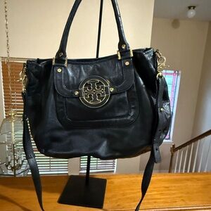 Black Leather Handbag